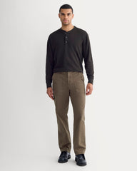 Thermal Henley in Cozy Waffle | Black