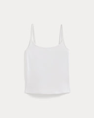 Scoopneck Cami | White