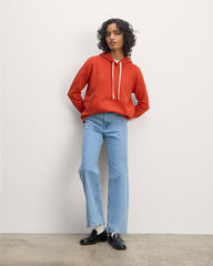 The Off-Duty Terry Hoodie | Poppy Red