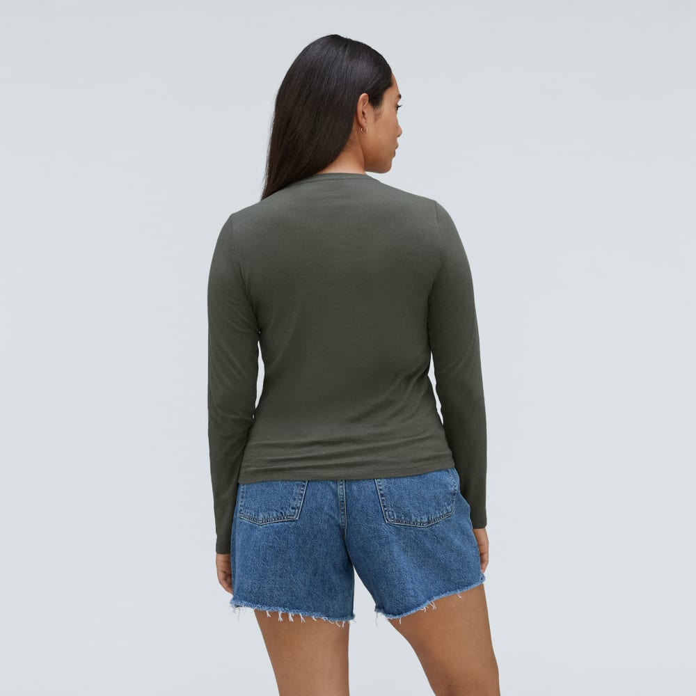 The Organic Cotton Long-Sleeve Crew | Kambaba