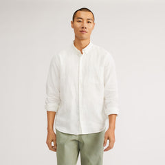 The Classic Shirt in Linen | White
