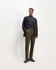 The Wool Flannel Pant | Dark Green