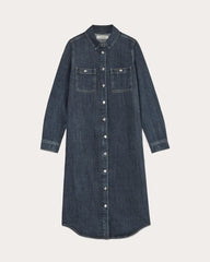 The Denim Shirtdress | Indigo