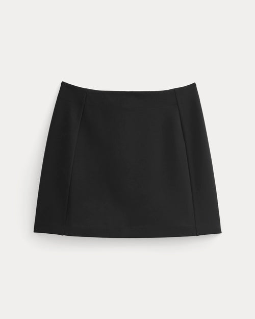 Ponte Mini Skirt | Black