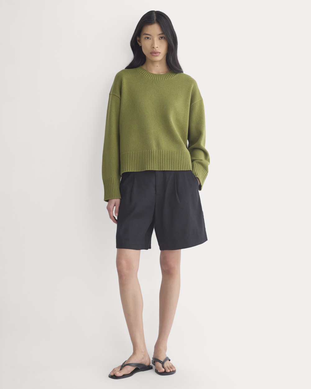 The Boxy Sweater in Everyday Cotton | Mayfly