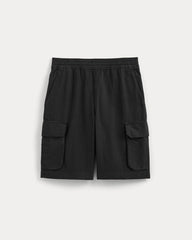 Pull-On Cargo Short | Black