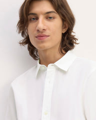 The Supima® Short-Sleeve Poplin Shirt | White