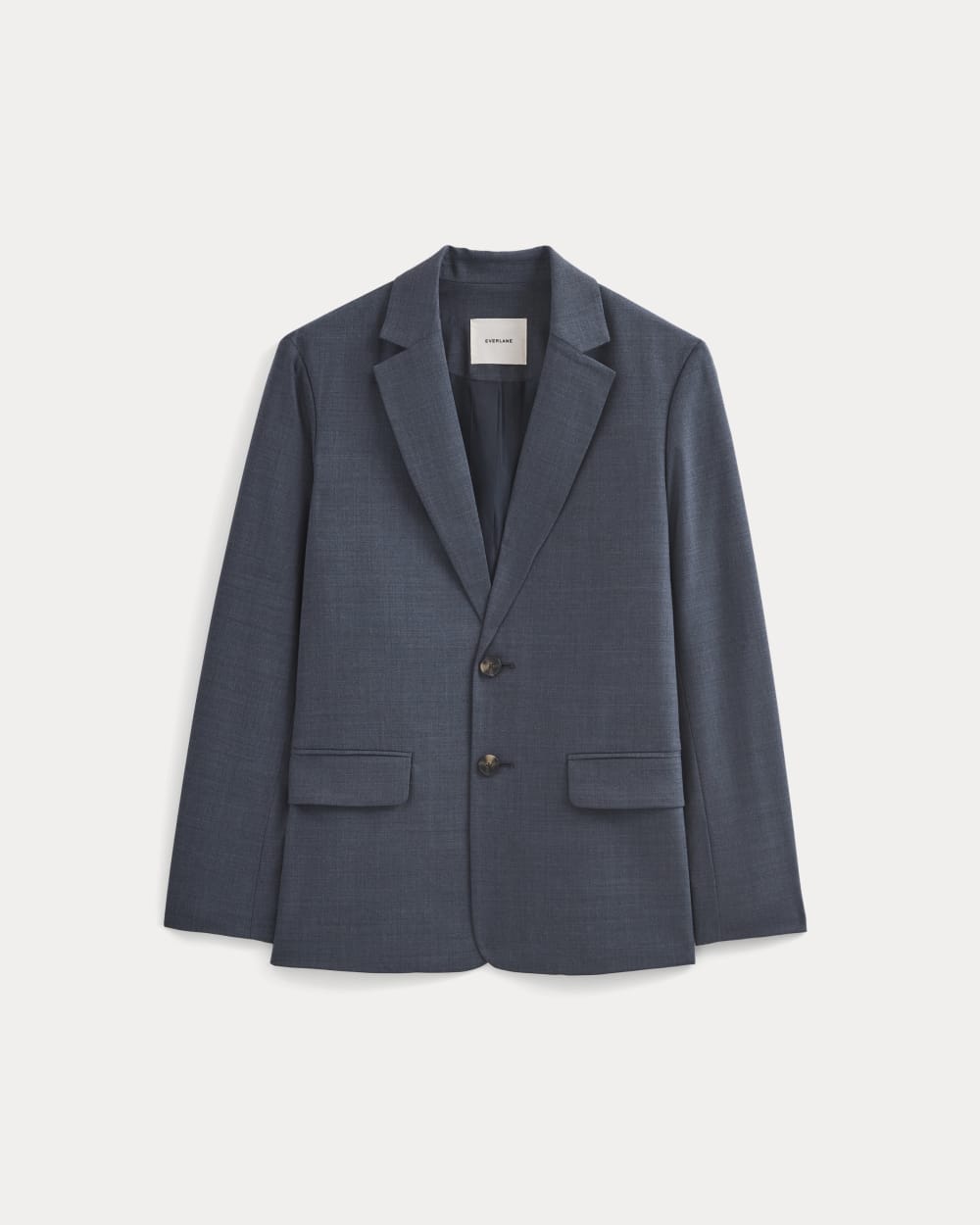 Tropical Wool Blazer | Heathered Navy