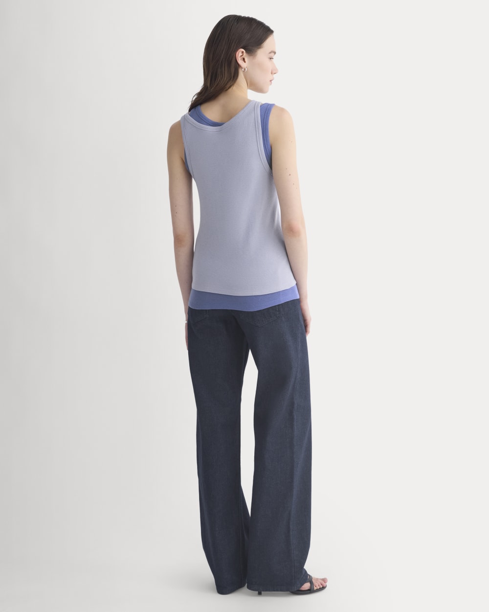 Tissue Layered Tank | Aleutian/Velvet Morning