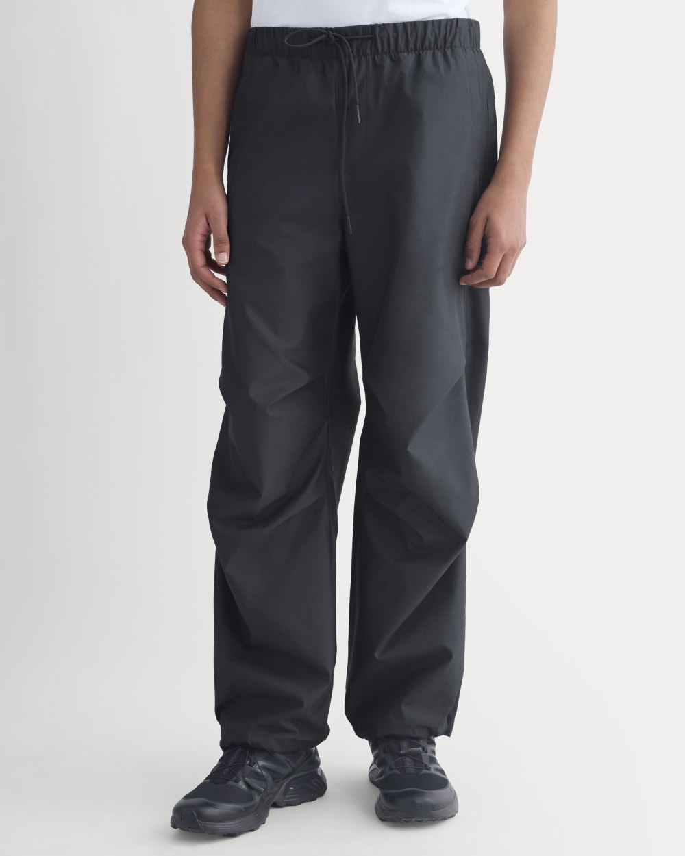 Baggy Parachute Pant | Washed Black