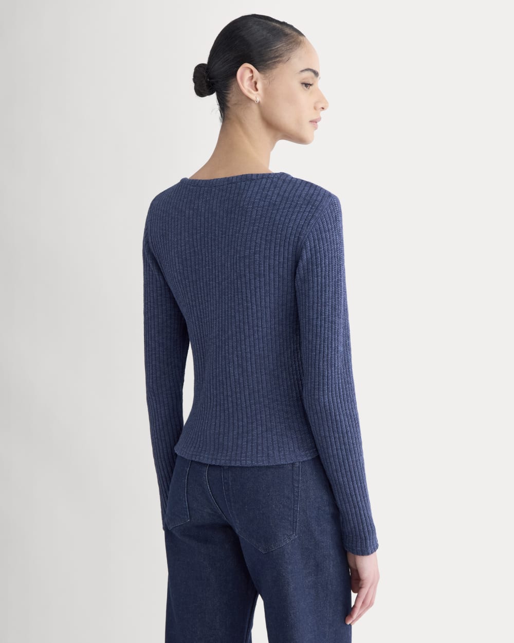 The Cozy Rib Cardigan | Mood Indigo