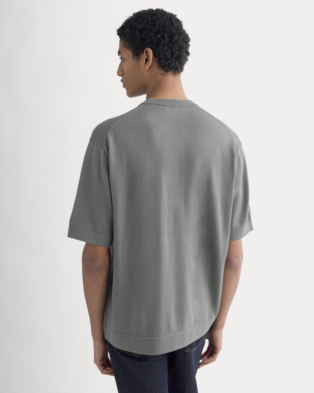 Ultrasoft Sweater Tee | Agave Green
