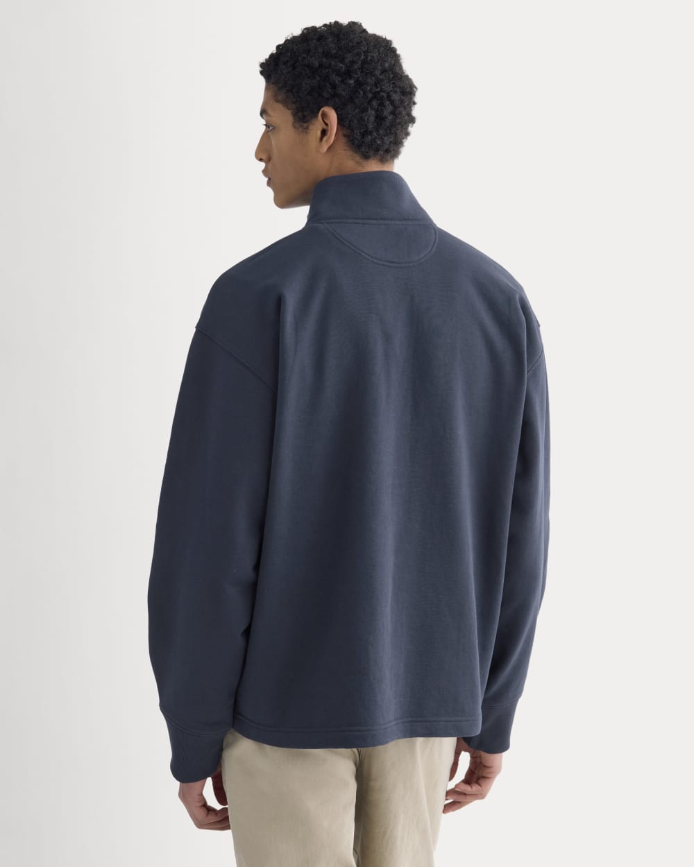 Off-Duty Terry Pullover | Deep Navy