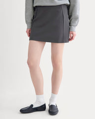 Ponte Mini Skirt | Graphite