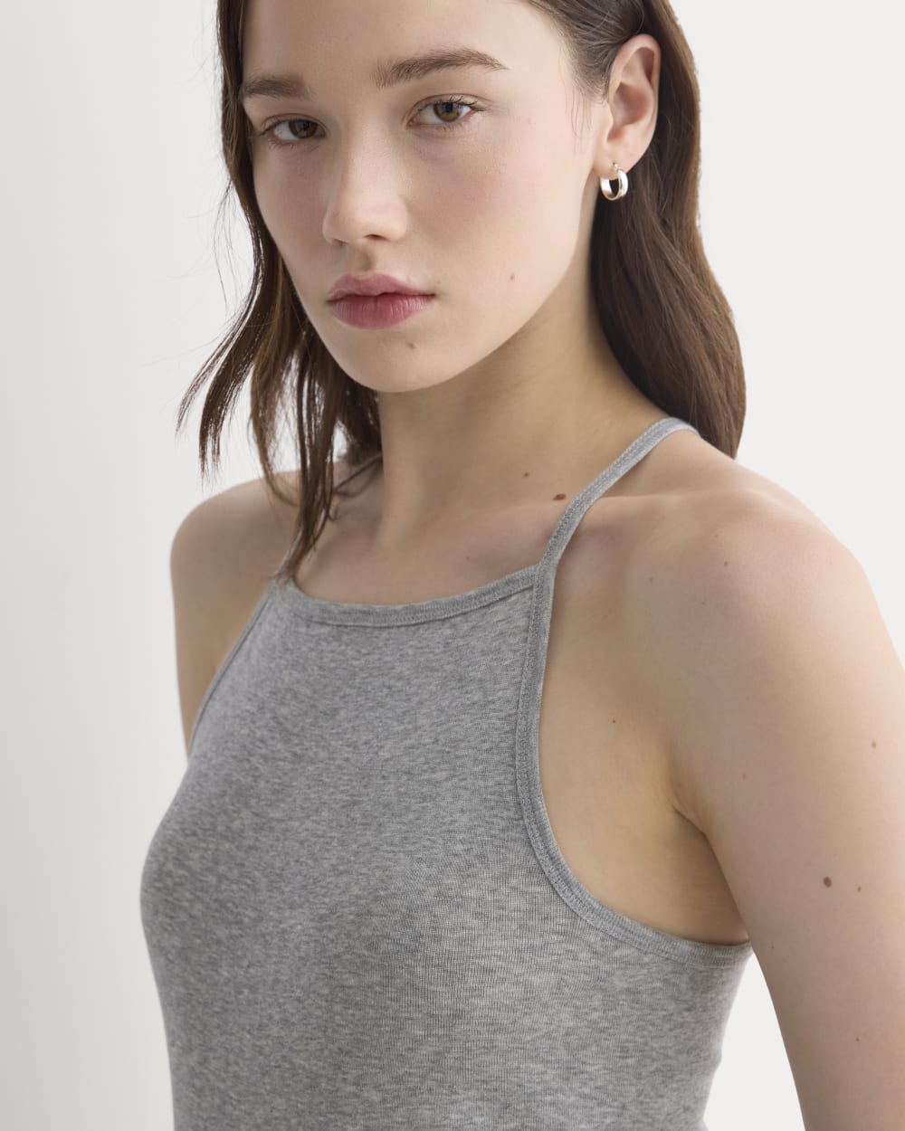Tissue Narrow Racerback Tank | Heathered Grey