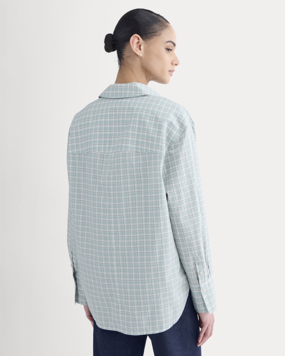 Everyday Shirt in Silky Cotton | Gray Mist