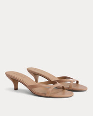 Sculpted Heel Sandal | Affogato