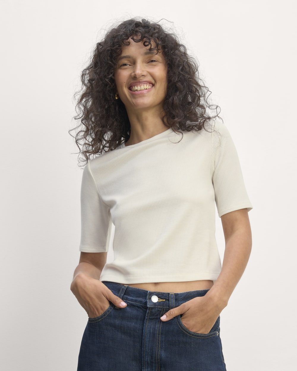 The Shimmy Tee | Bone