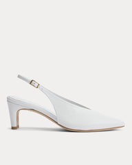Pointed-Toe Slingback Heel | Snow