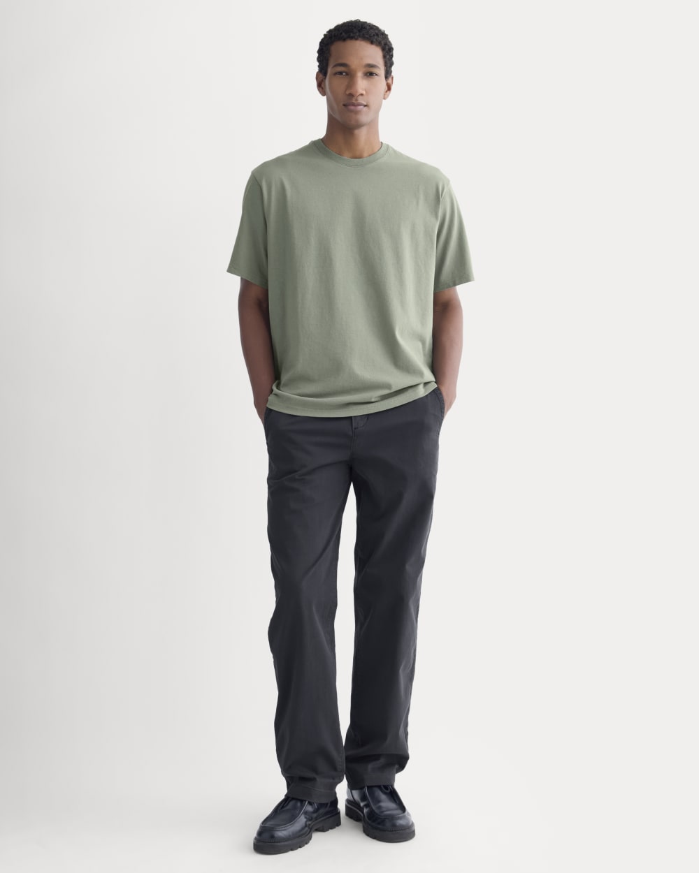 Relaxed Midweight Tee | Agave Green