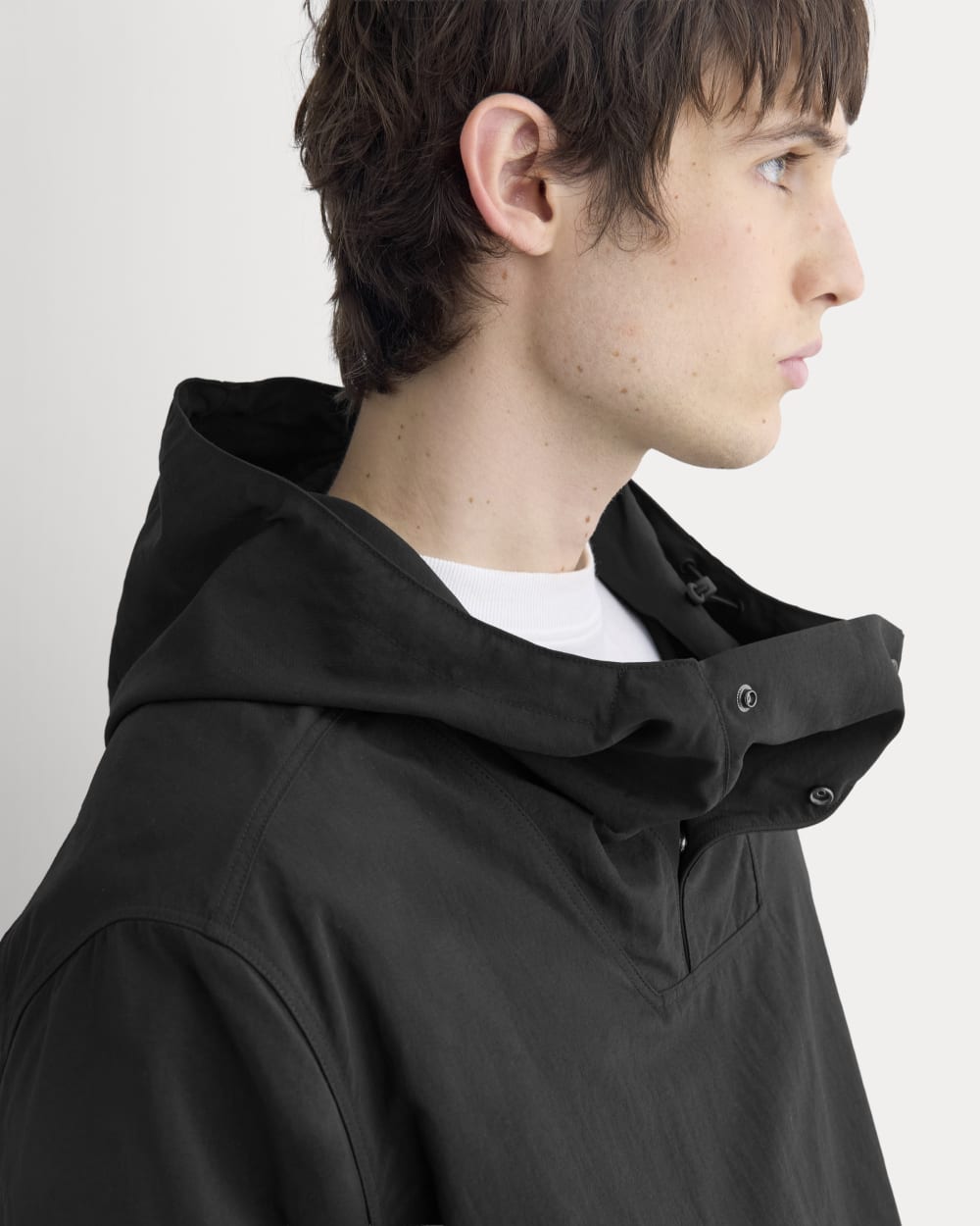 Re:Cycled Nylon Windbreaker | Black