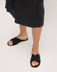 The Day Crossover Sandal | Black