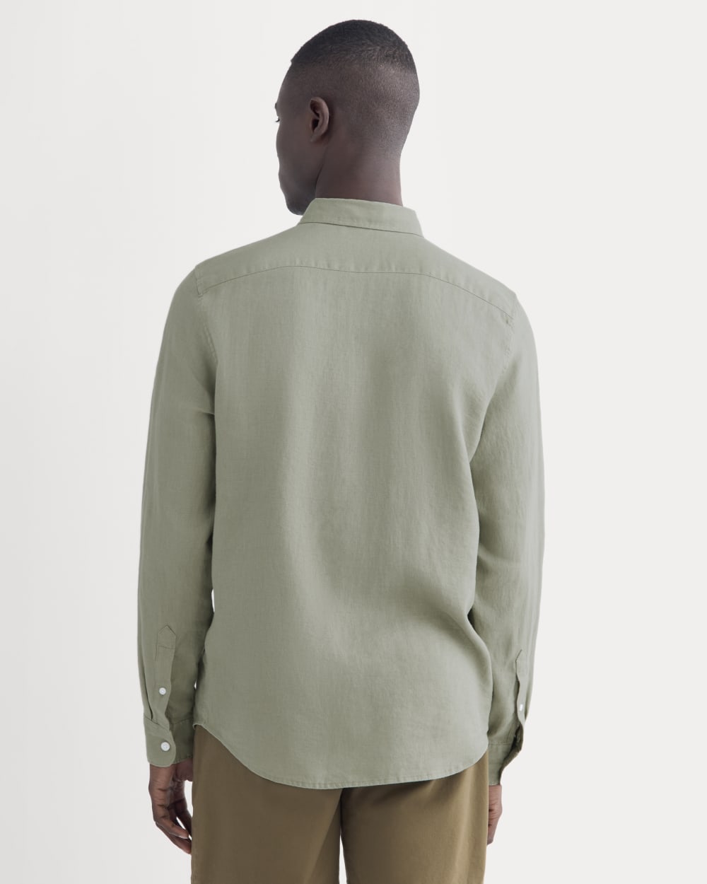 The Classic Shirt in Linen | Sage Green