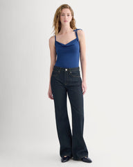 Tie-Shoulder Tank | Estate Blue