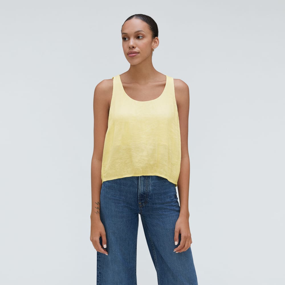 The Naia™ Ripple Tank | Pastel Yellow