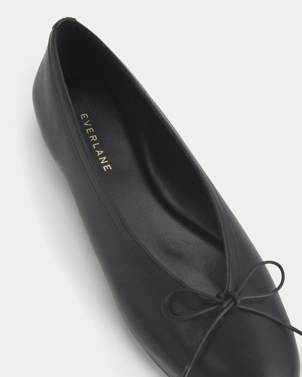Made in Italy Ballet Flat | Black Leather