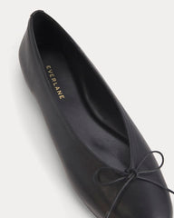 Made in Italy Ballet Flat | Black Leather