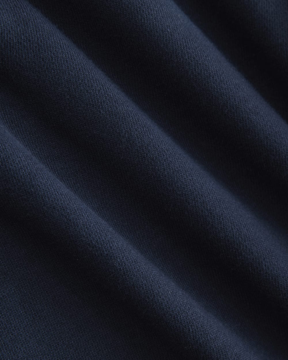 Lightweight Terry Polo Sweatshirt | Navy