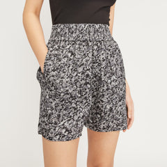 The Satin Pull-On Short | Splatter