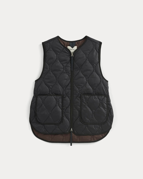 ReNew Quilted Vest | Black
