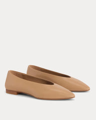 Made in Italy Almond-Toe Flat | Affogato