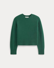 The Boxy Crew in Cashmere | Hunter Green