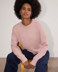 The Cocoon Crew in Plush Cotton | Dusty Rose