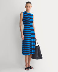 Striped Sweater Midi Dress | Imperial Blue/True Navy Duo Stripe