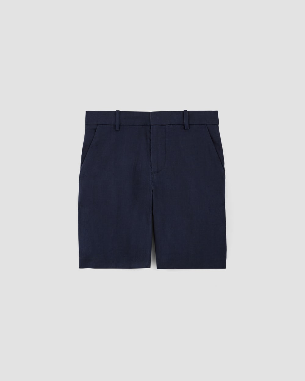 The 7" Linen Trouser Short | Navy