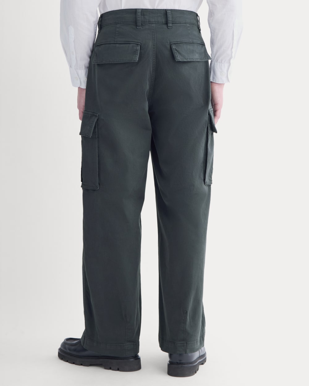 90s Baggy Cargo Pant | Washed Black