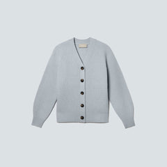 The Felted Merino Cardigan | Sky