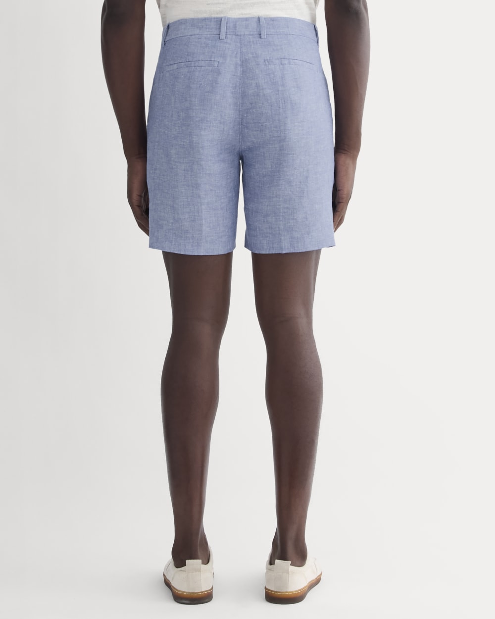 The 7" Linen Trouser Short | Chambray