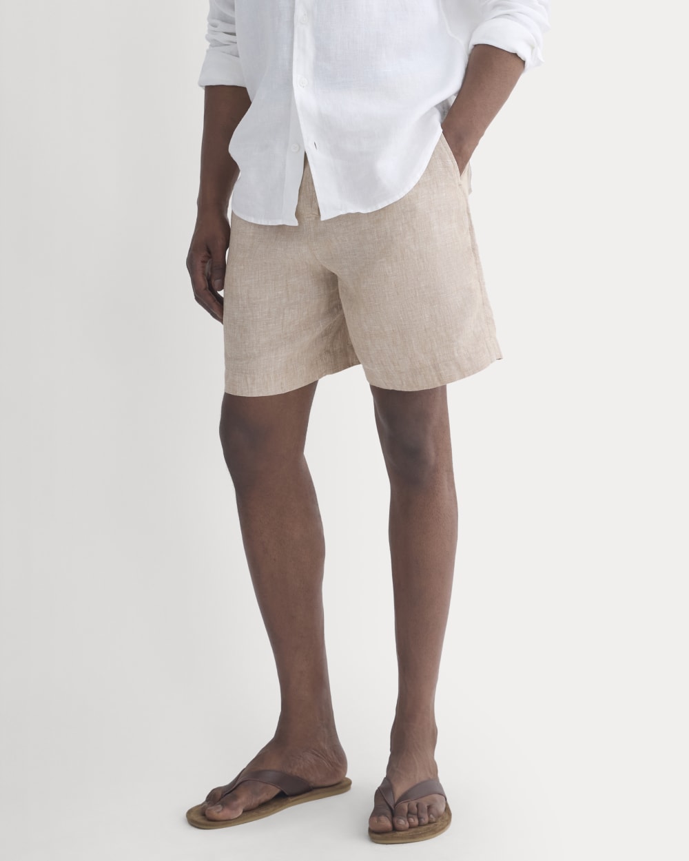 Linen Easy Short | Cornstalk Chambray