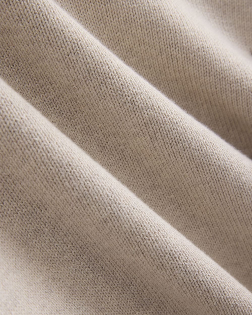 Relaxed V-Neck Sweater in Everyday Cotton | Heathered Oat
