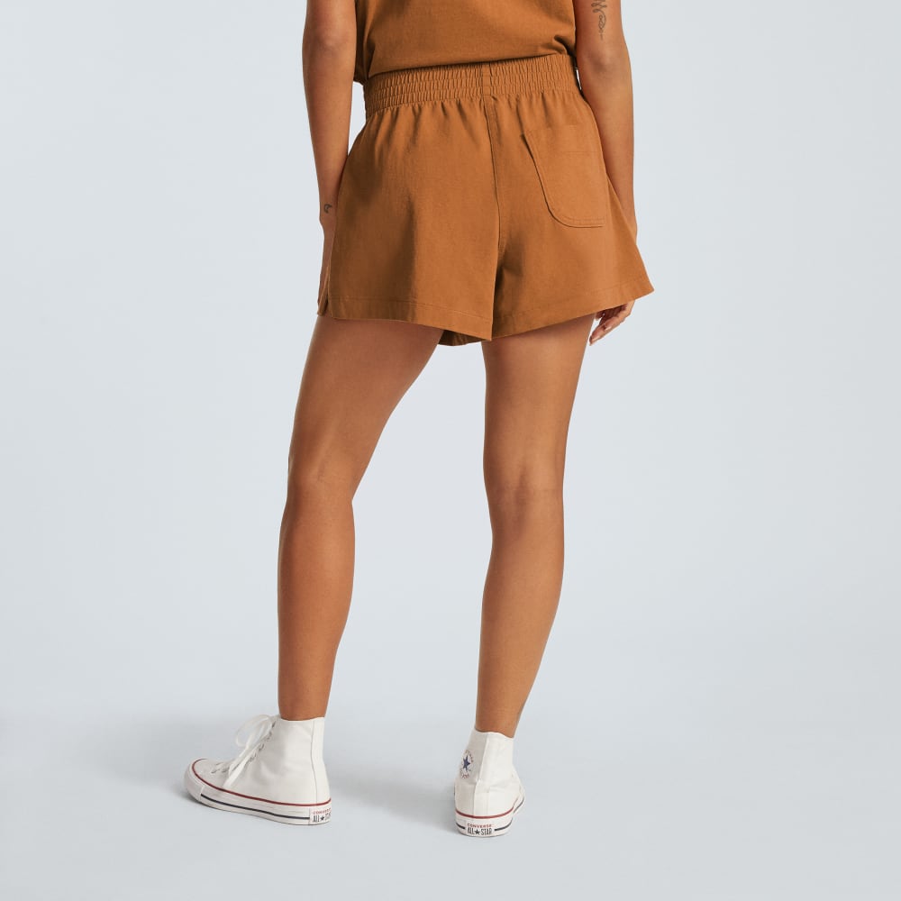 The Retro Jersey Short | Tawny Brown
