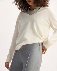 The Dream Trouser | Mid Heather Grey