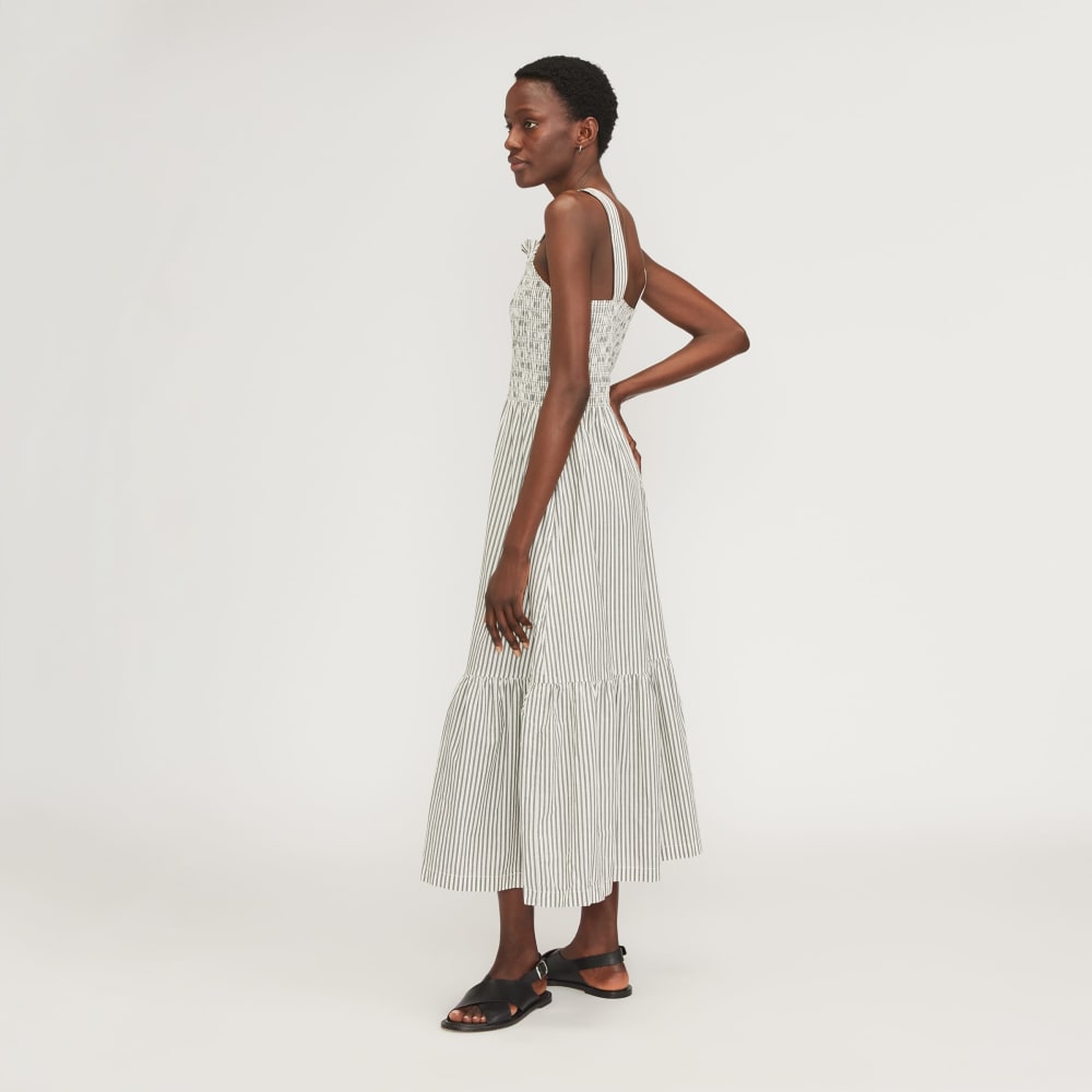 The Smock Dress | Black / Bone