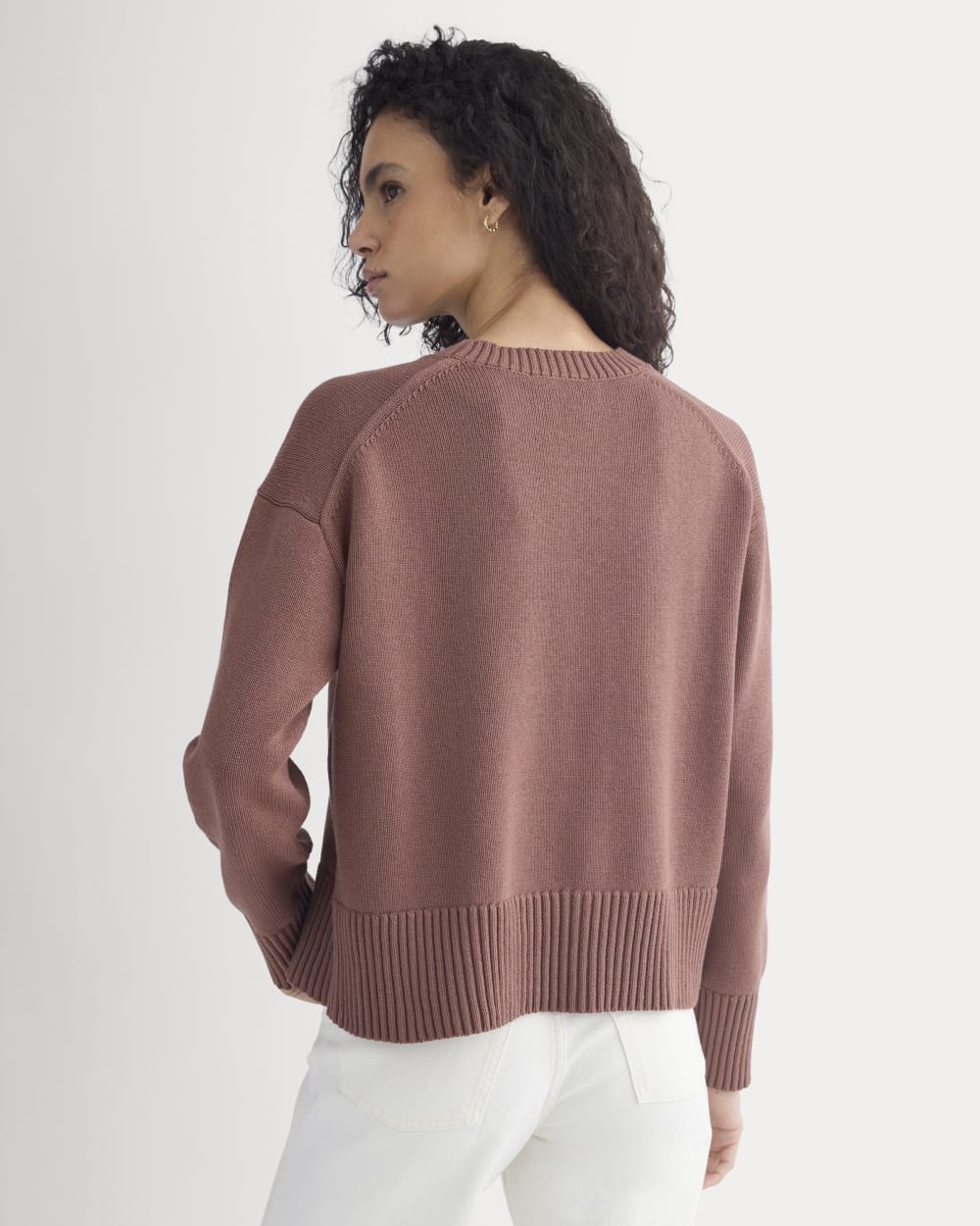 The Boxy Sweater in Everyday Cotton | Mocha