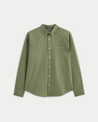 The Washed Poplin Shirt | Lichen Green