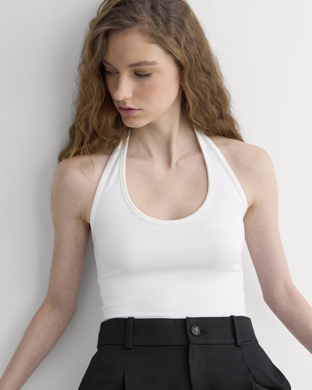Halter Tank | Bone